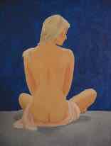 oil painting of a nude woman