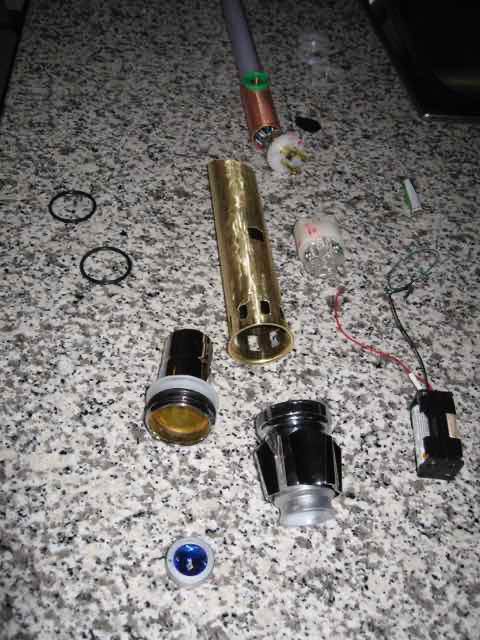 other parts and assembled blade