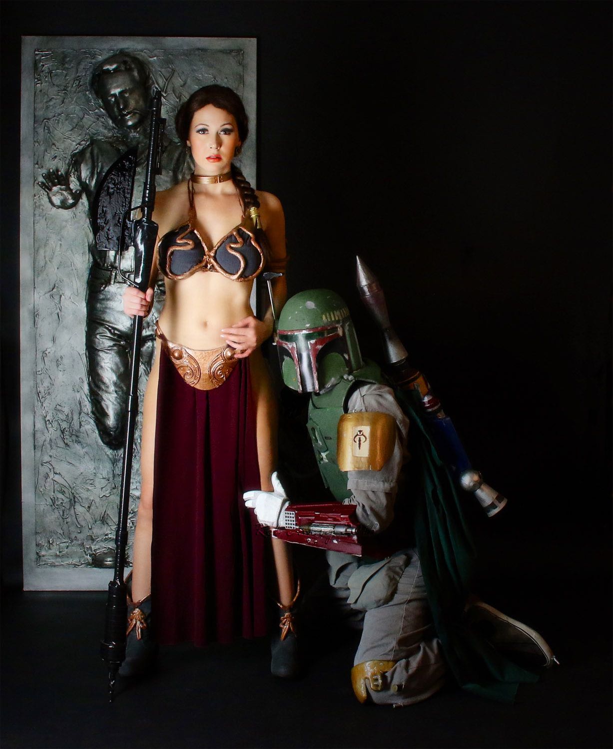 boba fett and princess leia