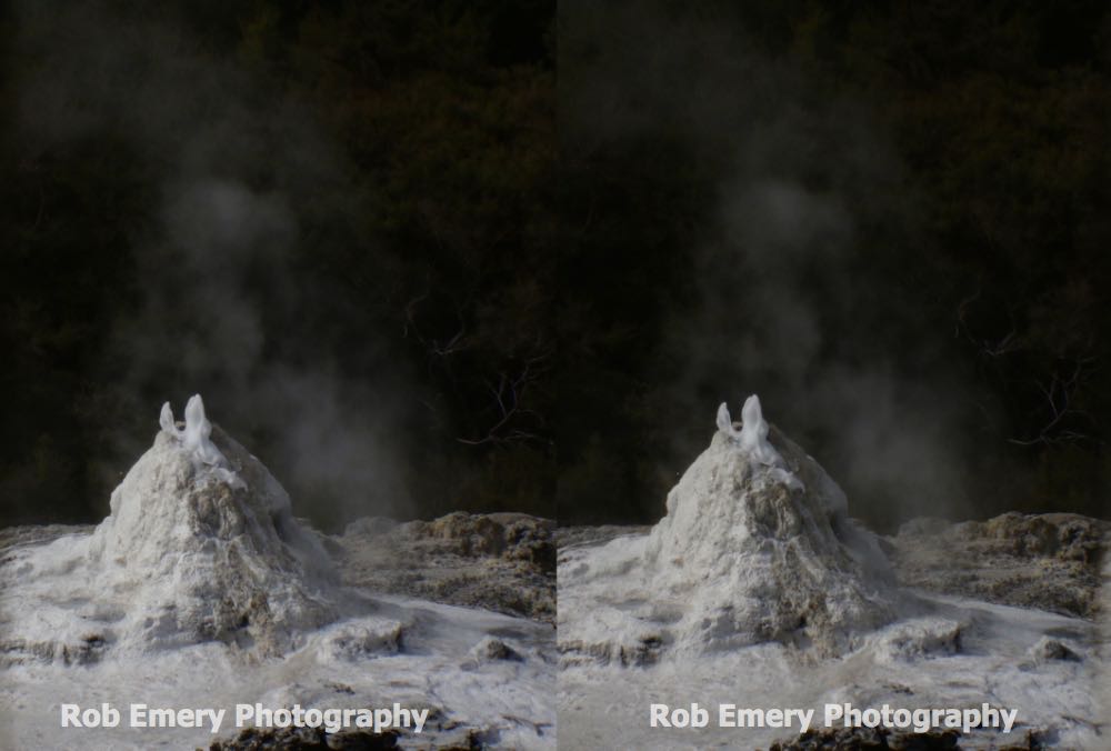 Lady Knox Geyser at start of eruption