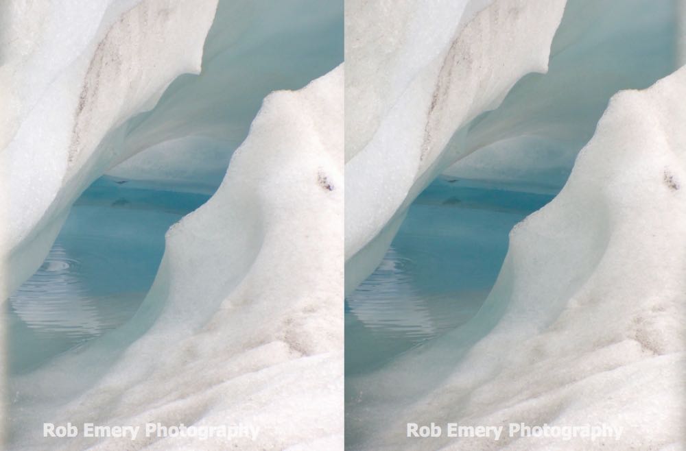 cave in glacier