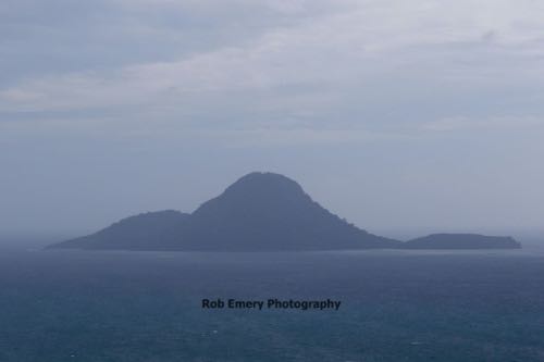 White Island zoomed out - view from Tauwhare Pa