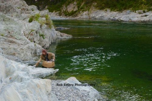 Bofur getting out of the river