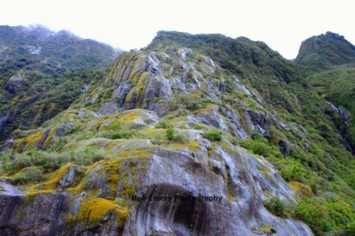 rock formations on the hike to the Glacier