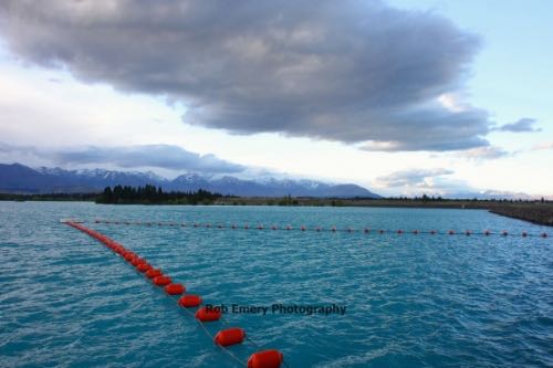 Pukaki Canal with it's blue water